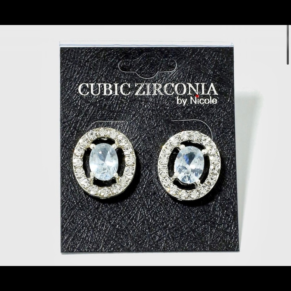 🔥2for$25🔥 Oval gem earrings